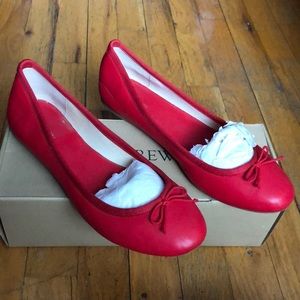 J.crew red ballet flats